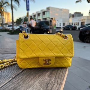 Vintage Chanel double chains Classic Flap small